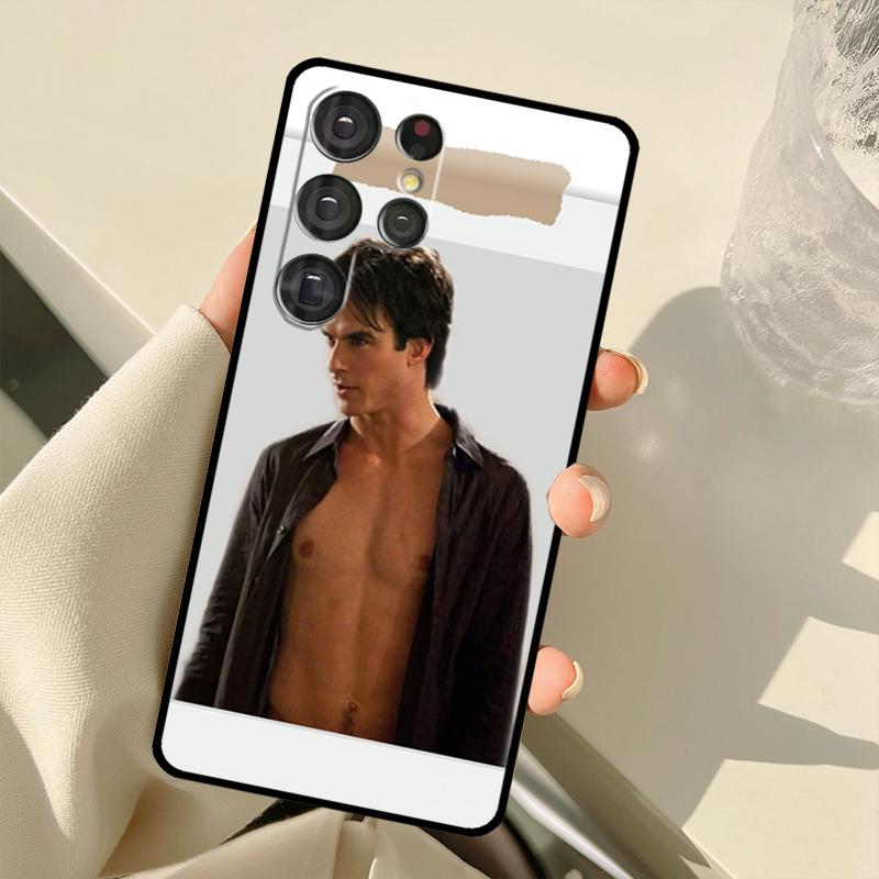 

Чехол Damon Salvatore из Дневников вампира для Samsung Galaxy S22 Ultra S21 S20 S24 S25 Ultra S9 S10 Plus S23 FE S25 FE Задняя крышка Galaxy S9 Plus