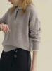 French Style Lace-Trimmed Winter Sweater