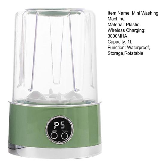 Mini-Waschmaschine Tragbare Kleiderwaschmaschine für Unterwäsche Socken Schnellreinigungs-Waschmaschine für Apartment Wohnheim Hotel Reisen Camping