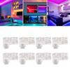 8pcs 5mm LED Strip Light Connectors 2 Pin L Shaped Connectors  Right Angle Connection