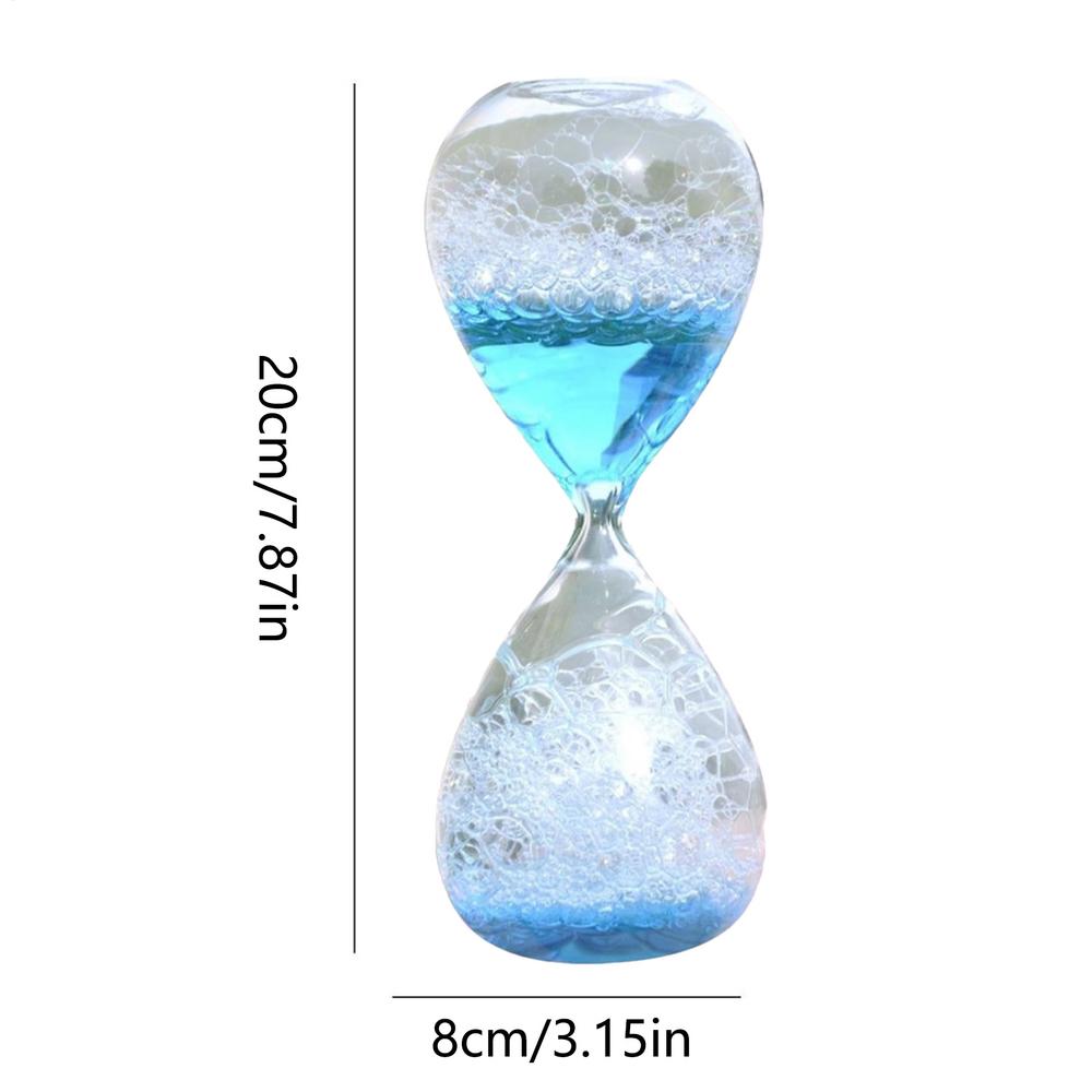 Traumblase Sanduhr Bewegungstimer Dekorative Tischdekoration Handwerk Glasbau Blasen-Sand Singendes Traumglas Flüssigkeit