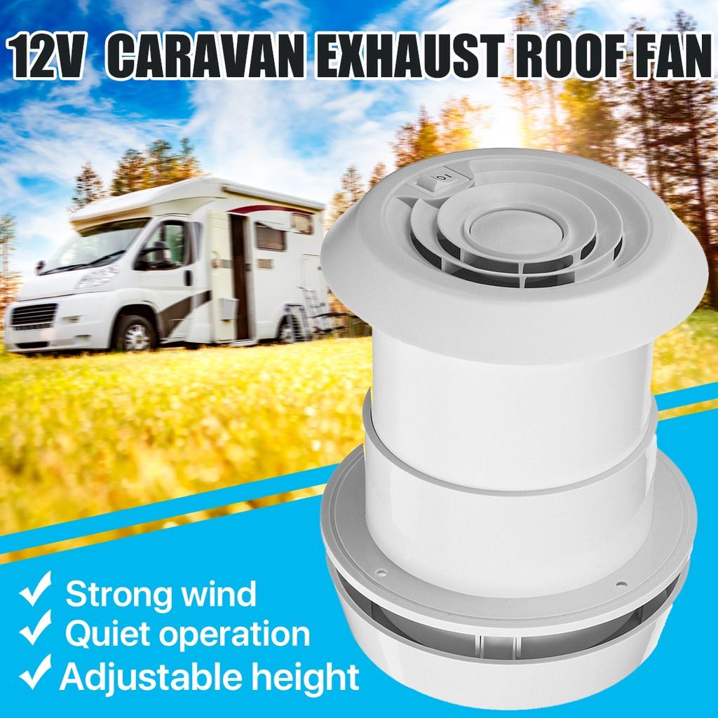 12V Camper Van Accessories RV Roof Air Vent Grille Exhaust Fan Travel Trailer Van Cooling Air Vent Camper Motor home
