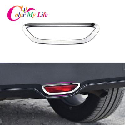 ABS Chrome Rear Trunk Bumper Tail Stop Brake Light Lamp Cover Trim Frame for Toyota C-HR CHR 2016-