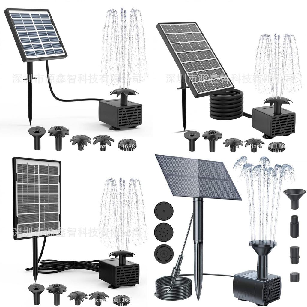 Garden Fountain With Solar Power For Outdoor Decor And Water Features
