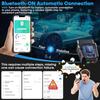 Bluetooth OBD2 skener APP pre auto: Bezdrôtový jednoduchý setup 1S Automatické pripojenie k telefónu - Čítačka chybových kódov motora vozidla s funkciou vymazania/resetovania Diagnostický nástroj