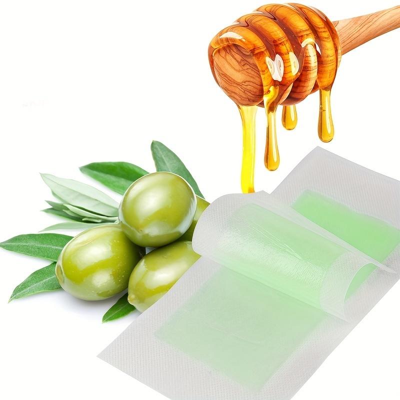 

20/50pcs Professional Hair Removal Wax Strips for Summer Depilation Double Sided Cold Wax Paper for Leg Body Face Useful 5pcs зелений