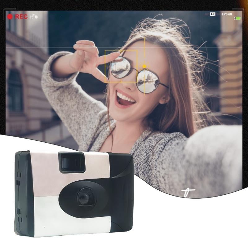 Disposable Film Cameras 1.378In with Speed Shutters for Kids, Fun And Simple Operations ABS Shell Lightweight Cameras