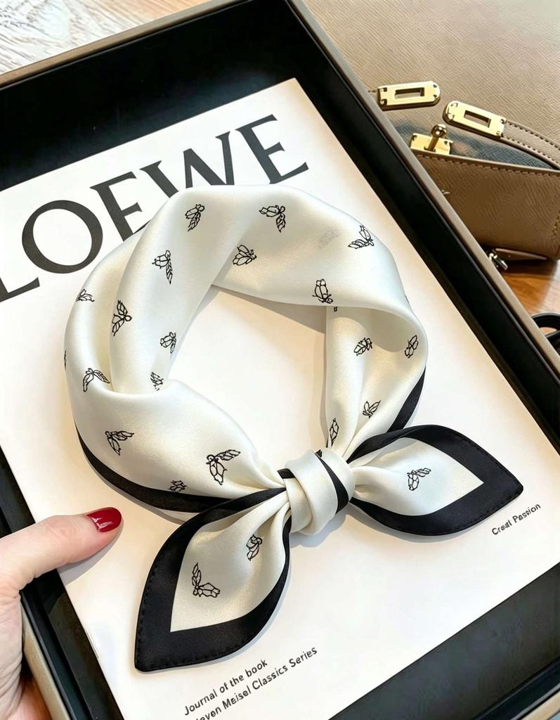 [111 Mulberry Silk] Silk Silk Scarf Spring Fashion Versatile Silk Square Scarf High-end Scarf Women