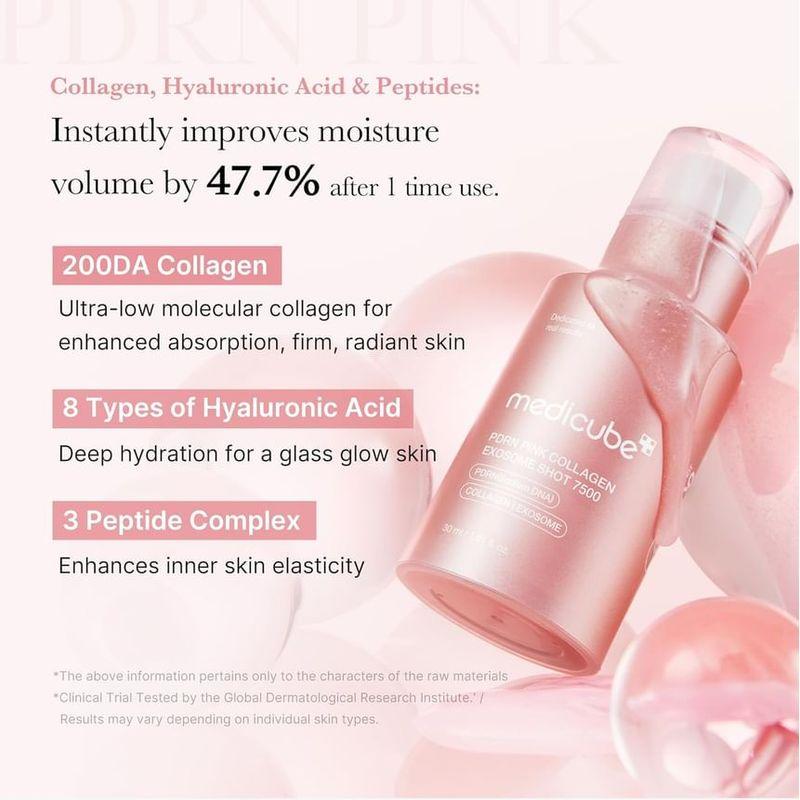 medicube - PDRN Pink Collagen Exosome Shot Serum 7500
