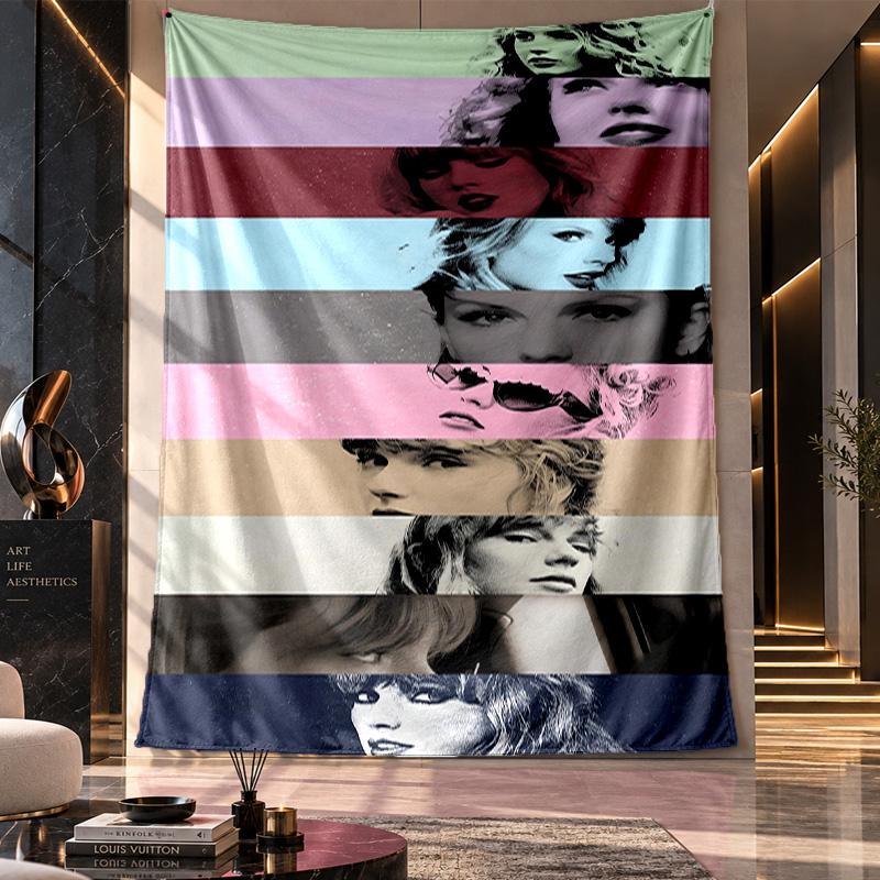 Wall Hanging Tapestry,Taylor Swift Printed Fabric Backdrop For Dorm Room Party Decoration