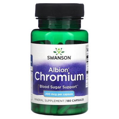 Albion Chromium, 200Mcg, 180 Capsules