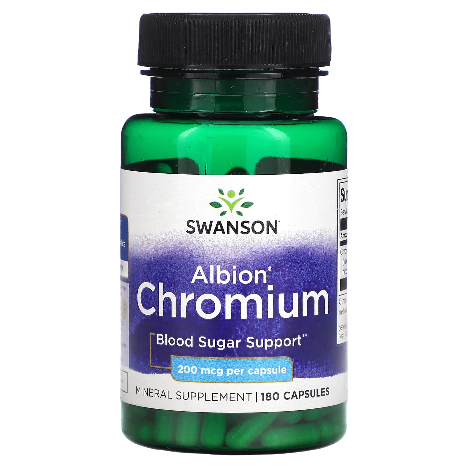 

Albion Chromium, 200Mcg, 180 Capsules