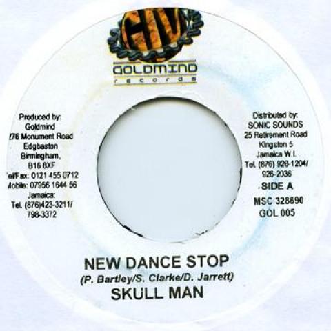 

7-дюймовая пластинка SKULLMAN / DAN PESHI - New Dance Stop / Friendly To Me GOL005 Goldmind 2003 Ямайка Регги, Ска и Даб