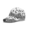 Gorra de Béisbol Unisex Estilo Coreano con Estampado de Flor de Anacardo