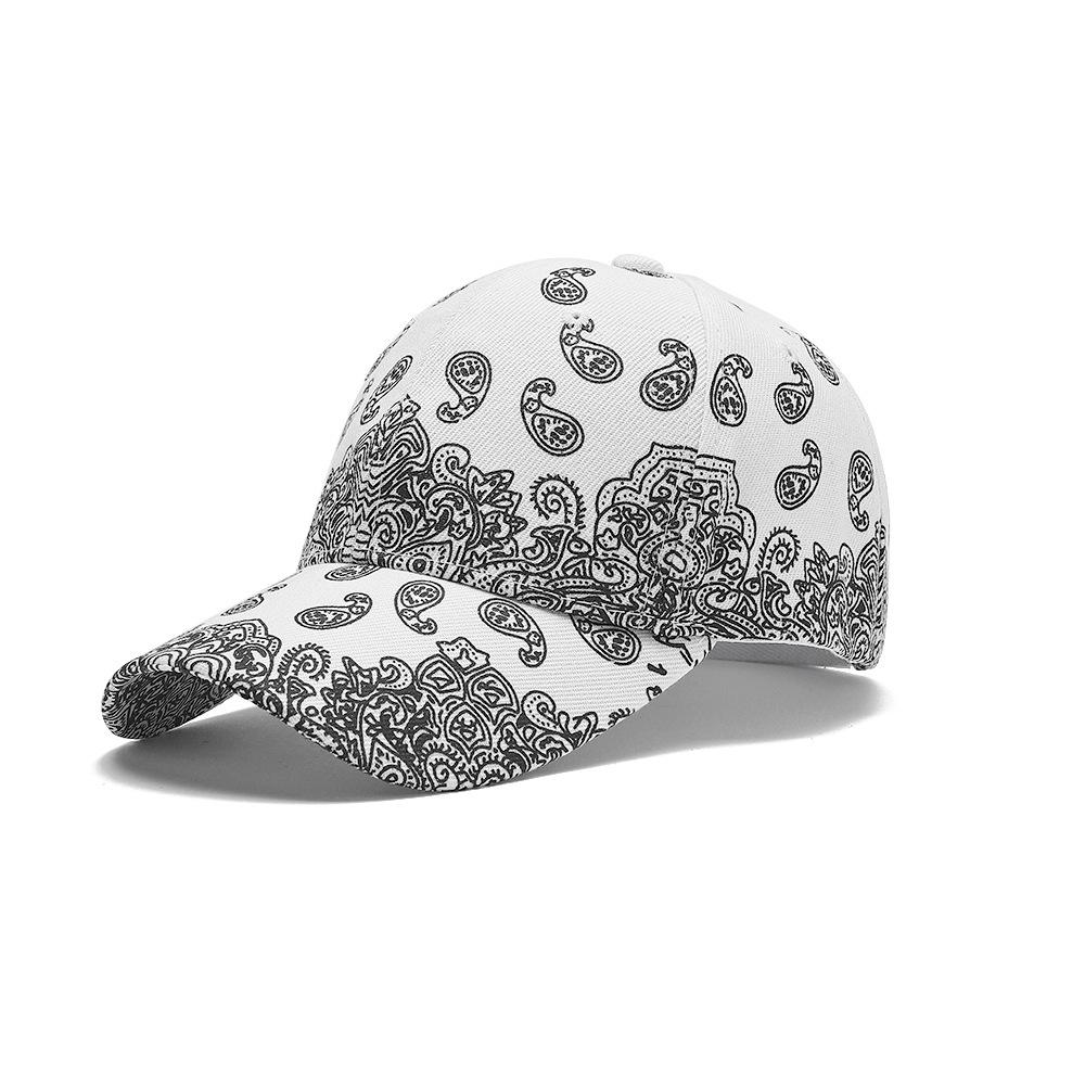 Gorra de Béisbol Unisex Estilo Coreano con Estampado de Flor de Anacardo