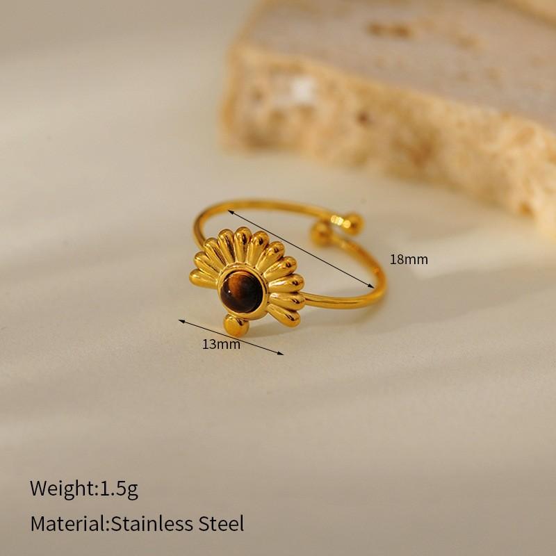 Europe and the United States Hot-selling Sunflower Series Niche Jewelry Accessories Fashion Necklace Bracelet K Series Light Luxury Women's Simple 