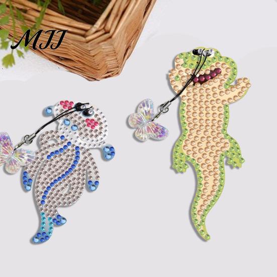 DIY Craft Kits for Adults Faux Diamond Art Bookmark Kit, Halloween Book Marker Bookmarks Animal Bird Page Crafting Kit Adults, Handmade Gift Supplies