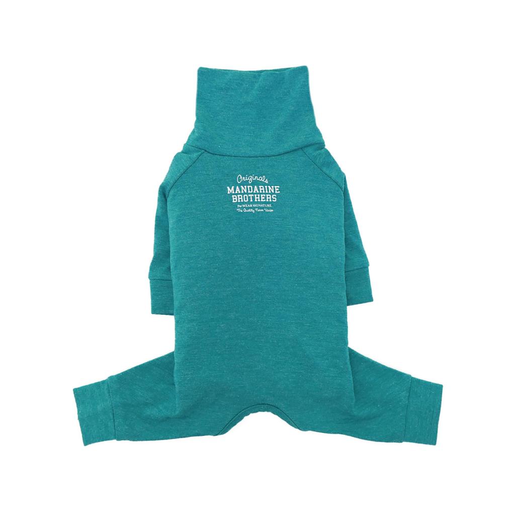 MANDARINE BROTHERS Skin Tight Suit Dog Underwear (4L, Turquoise)