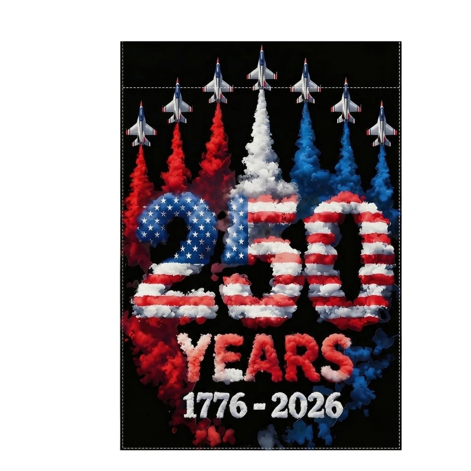 American Independence Day 250th Anniversary Party Decoration Garden Flag Courtyard Flag