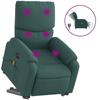 VidaXL Fauteuil Inclinable de Massage Électrique, Chaise de Relaxation avec Dossier et Repose-pied Réglables, Siège de Salon 3204866