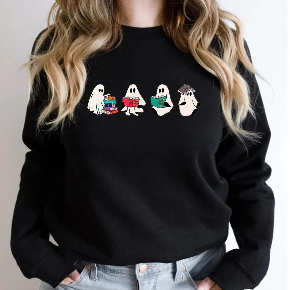 Acotar Ghost Sweatshirt Bookish Ghost Hoodie Throne of Glass Sweatshirt Vintage SJM Halloween Pullover Acotar Tops Booklish Gift