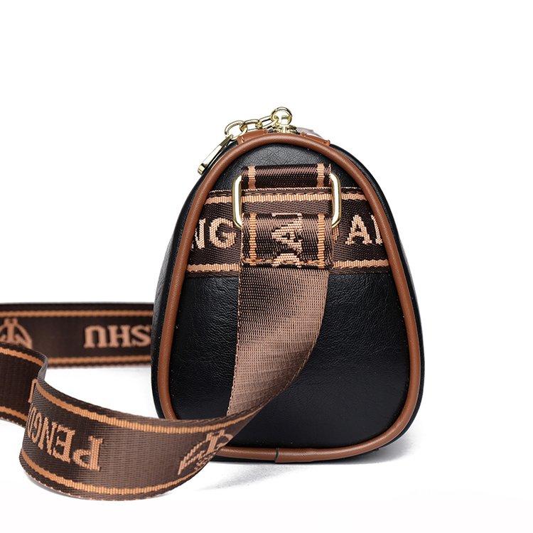 Damenhandtasche Damen 2024 neue literarische und nationale Stilmode geprägte Muttertasche Mode lässige Schulter Umhängetasche