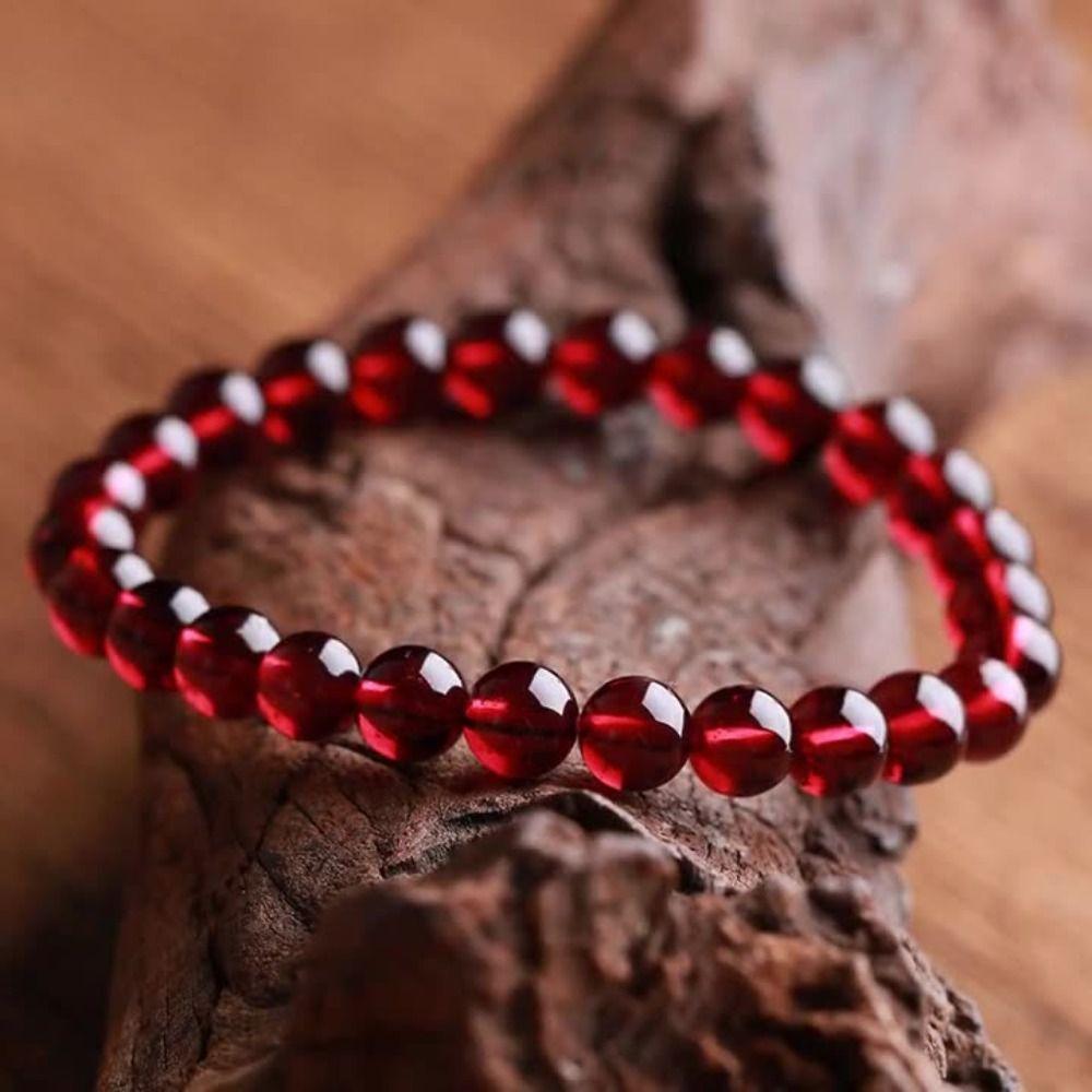 Flower Red Beaded Bracelet Fish Beads Bangles Temperament Lucky Pendant Bracelet  Lady