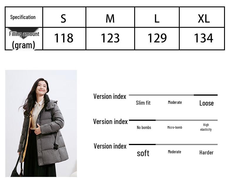 Mark Fairwhale Women's Workwear Style Waist-Cinching Hooded Down Jacket