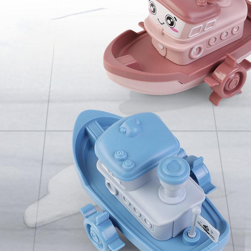 1Pcs Wind-up Steamer Bath Toy, Funny Windup Steamship Tub Toy Steamboat Water Toy Clockwork Boat Pool Toy For Baby Bath Toys