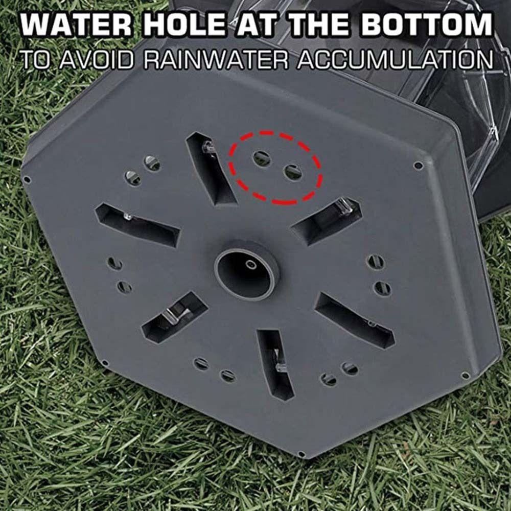 Roof Gazebo Feed Station Outdoor Garden Yard Bird Feeder Food Container Feeding Tool Bird Supplies