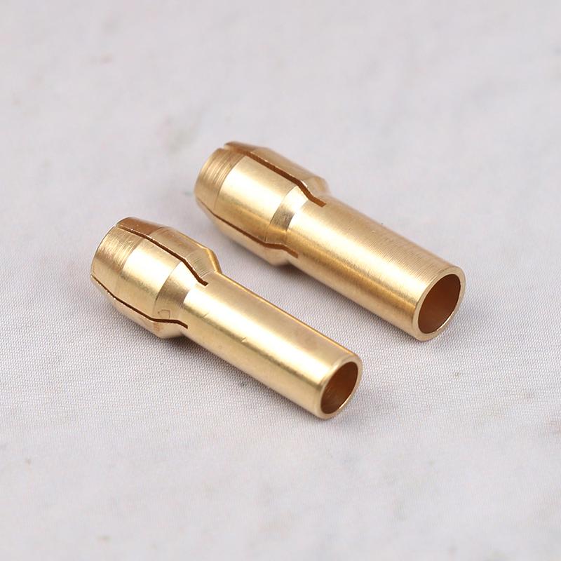 10Pcs/set 0.5mm-3.2mm Mini Drill Chucks Adapter Chucks For Chuck Adapter Micro Collet Brass DIY Power Rotary Tool