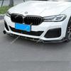 For BMW G30 LCI M Sport 2021-2023 Ccar Front Bumper Lip Spoiler Splitter Diffuser 520i 530i 540i Bumper Guard Cover Body Kit