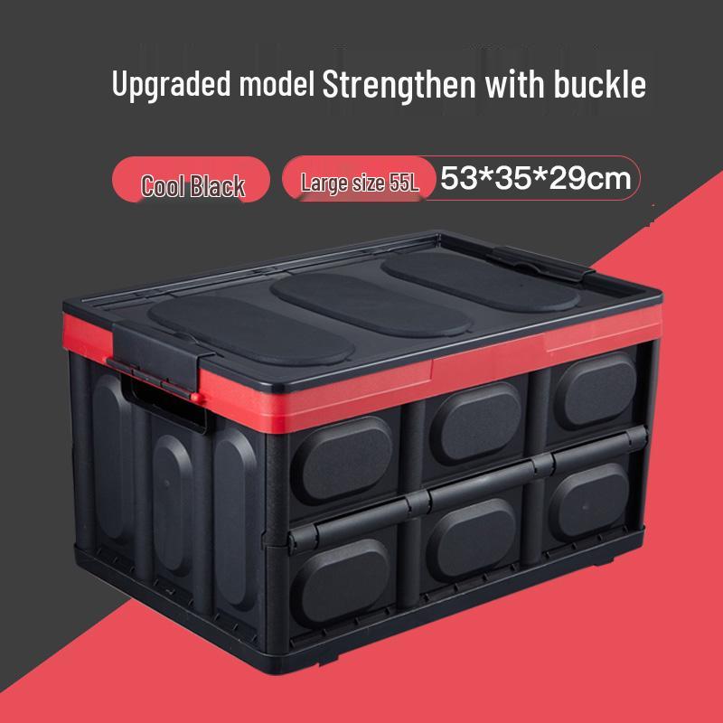 Foldable Car Trunk Organizer - Vehicle Mounted Storage and Decoration Box