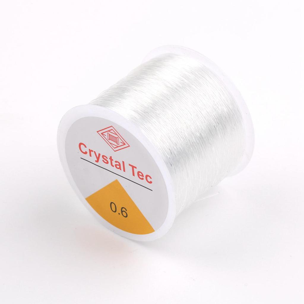 Elastic Beading Cord for Transparent Crystal and Buddhist Beads Bracelet