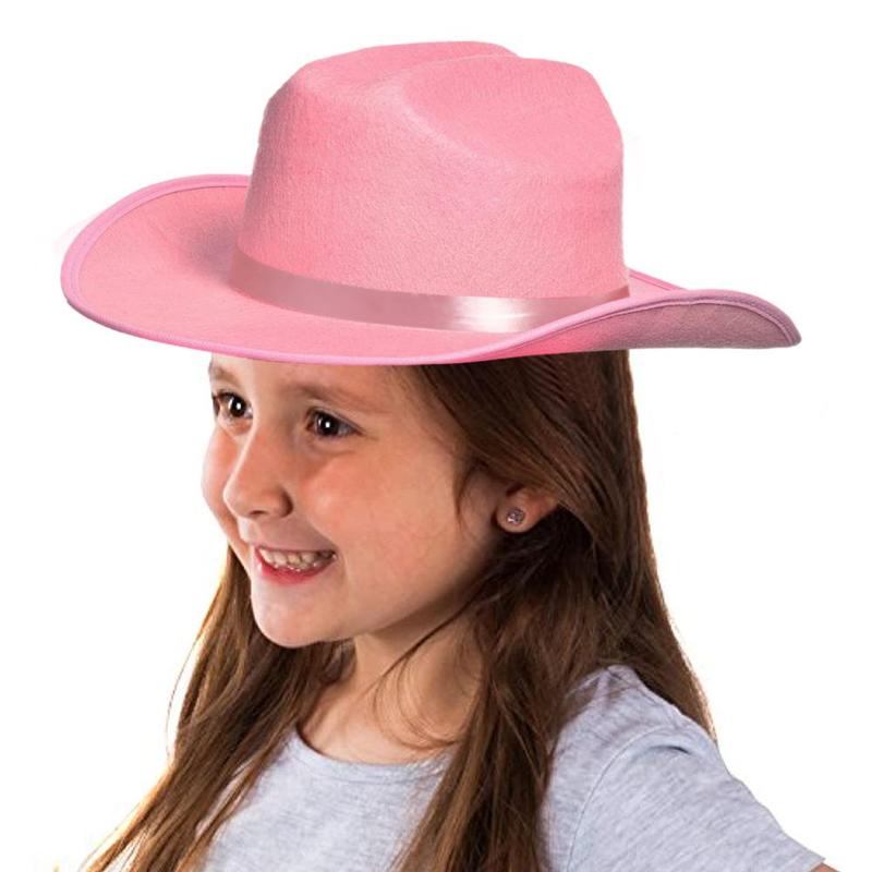 Buy Cowboy Hat Ribbon Pink Headdress 