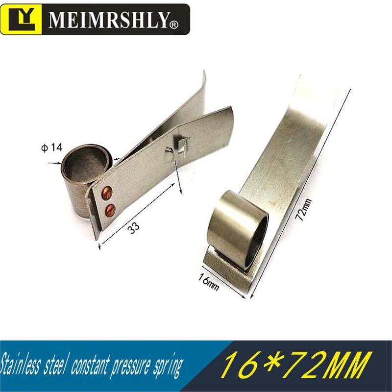 Stainless Steel Constant Force Spring Clip for YZR Generator Carbon Brush Holder, 25x32mm