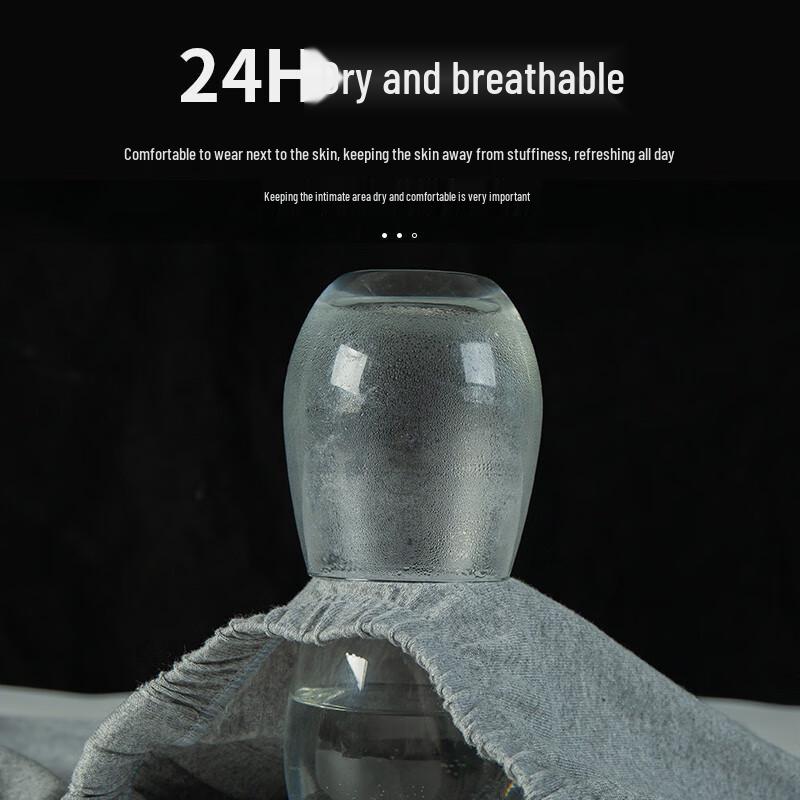 Langsha Men's Pure Cotton Loose Boxer Shorts