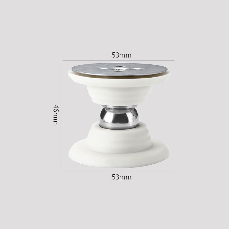 

Silent Magnetic Door Stopper: No-Punch Silicone Bumper for Bedroom & Bathroom Doors