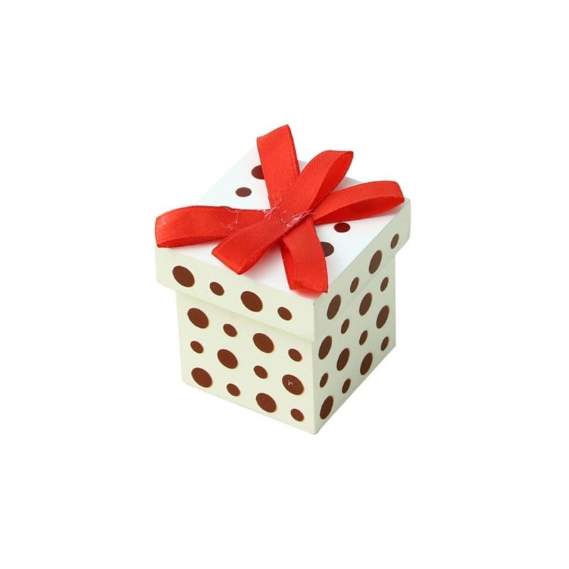 

Christmas Figurine Gift Box Model Miniature Furniture of 1/12 Scale Dollhouses Scene Display Landscape Decors Accessories белый