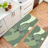 1PC Sea turtle Pattern Kitchen Rug Non-Slip Door Mat Pop design Bathroom Rug Bath Mat Carpet for Home Sink Laundry ecoreeree