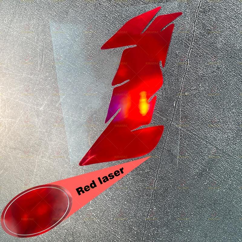 1pc Red Laser Motorcycle Number Stickers Waterproof for Refit Motorbike Helmet Fairing Bicycle Scooter Universal Vinyl Decals