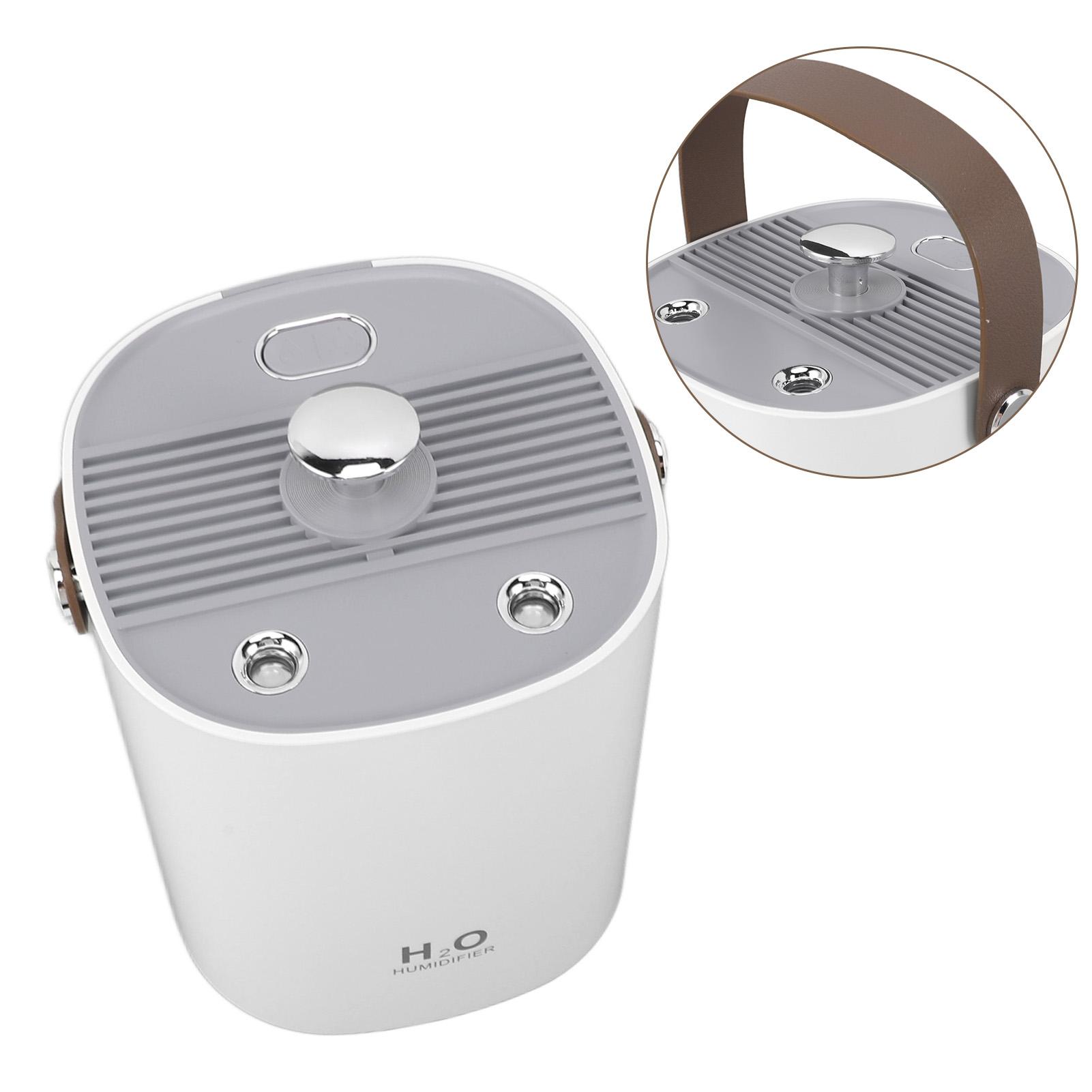 

1.2L Double Spray Humidifier with Night Light USB Powered Large Capacity Tabletop Humidifier Diffuser for Bedroom Study