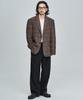 Prairie Wool Check Oversized Blazer (Glen Check)