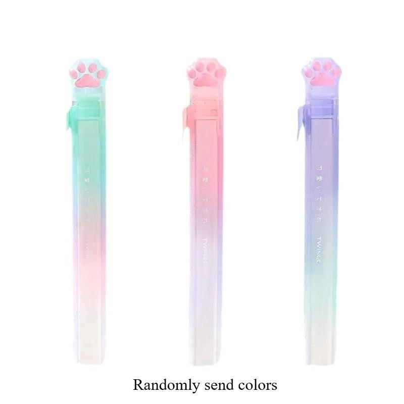 1pcs Push Pull Rubber Eraser  Kawaii Cat Paw Design Cute Eraser for Kids Students and School Supplies Gift Stationery
