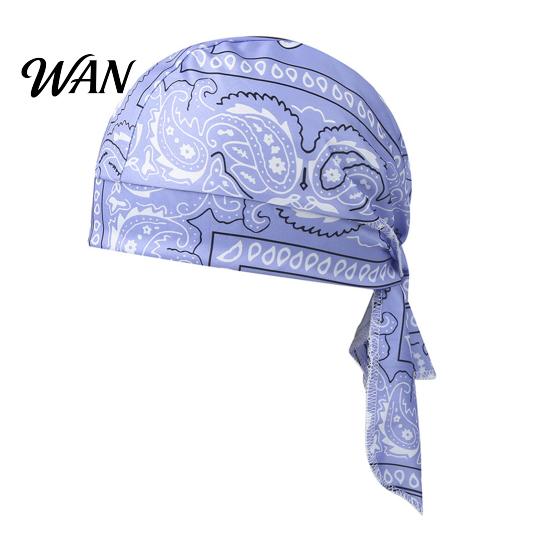 Paisley Kopftuch Kühlender Turbanhut Muster Elastische Passform Verstellbare Riemen Piratenstil Bandana Atmungsaktives Schweißableitendes Gewebe Outdoor Fahrradkappe