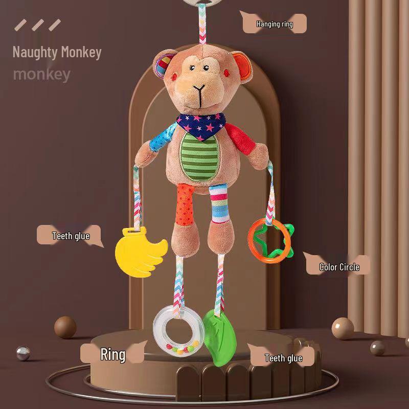 Baby Stroller Mobile: Crib Rattle & Car Seat Soothing Toy