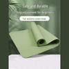 Non-Slip Thick Yoga Mat for Beginners - Indoor Fitness & Exercise Aid
