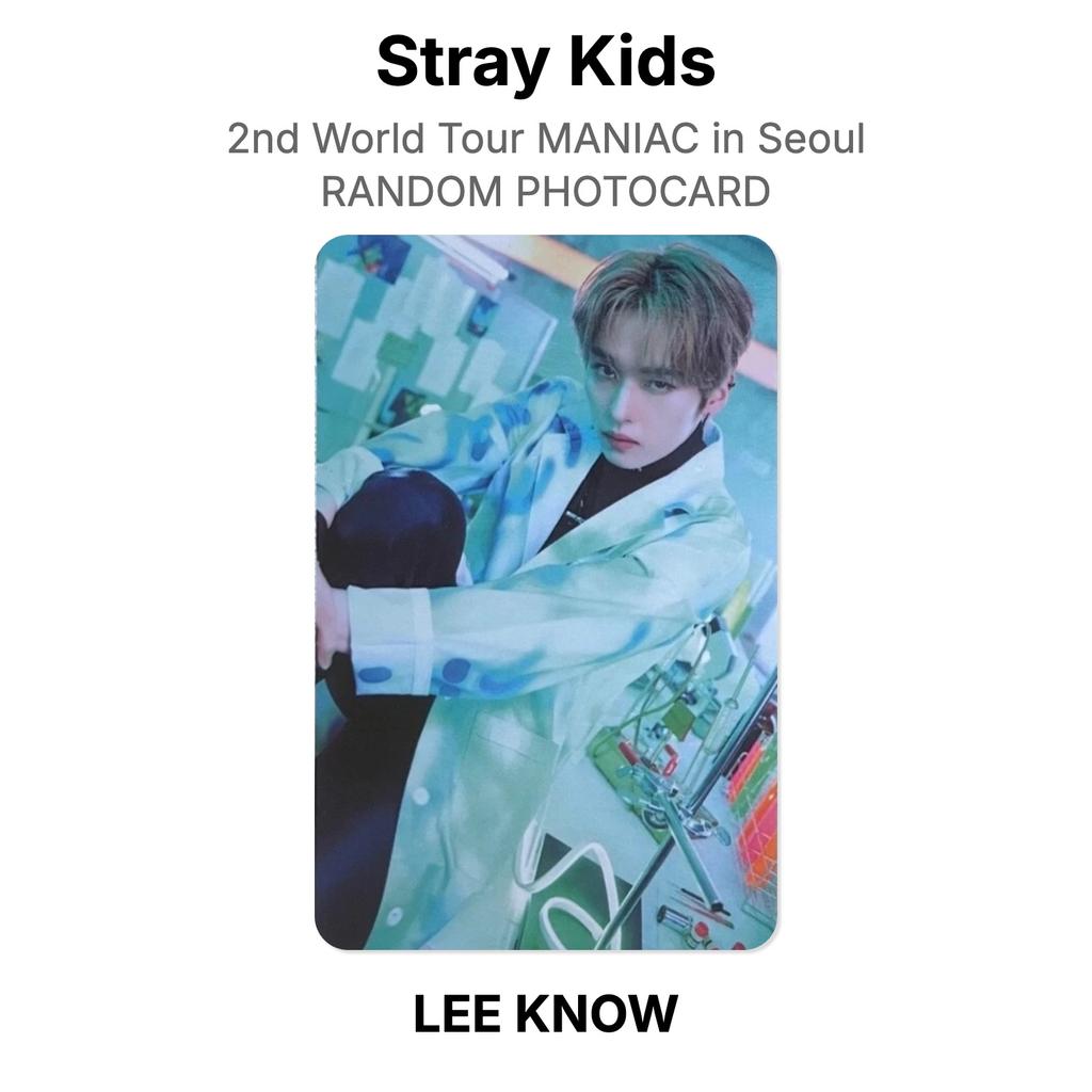 Stray Kids 2nd World Tour MANIAC In Seoul RANDOM PHOTOCARD Official Photocard