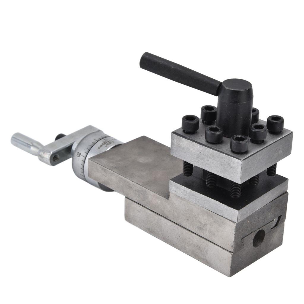 Verktygshållare Mini Svarv Tillbehör 2-vägs Metall Svarvhållare Verktyg Snabbväxlande Montering Svarvverktyg