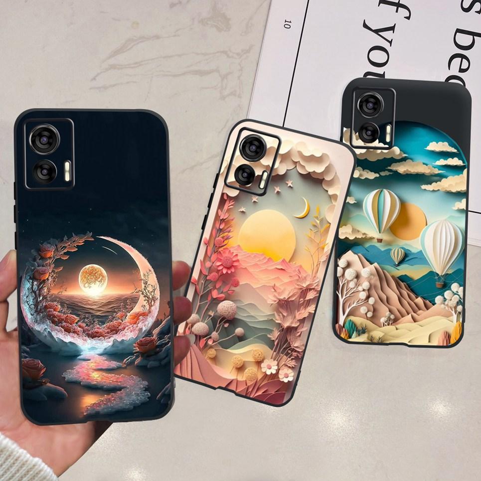Per Motorola Edge 30 Neo / 30Lite / 30Pro 5G 4G Cover Posteriore Cartone Animato Stile Cool Animali Ragazza Morbido TPU Silicone Custodia per Telefono Paraurti